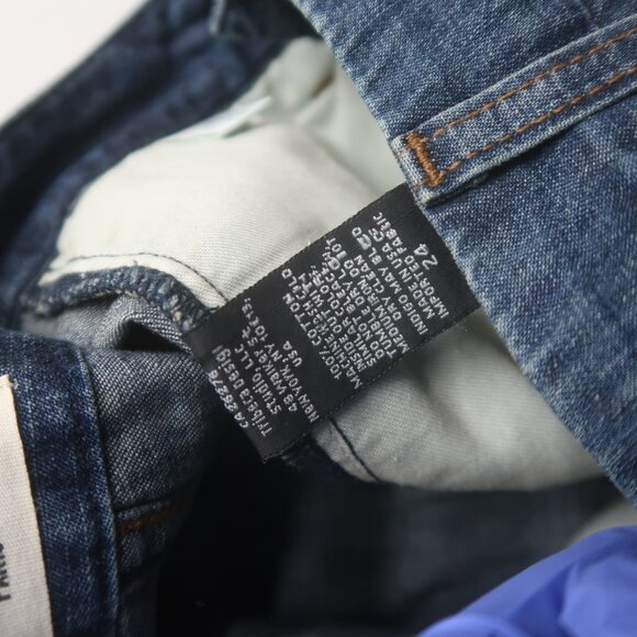 Nili Lotan Paris Drop Crotch Jeans in Studio Wash Size 24 - Picture 10 of 14